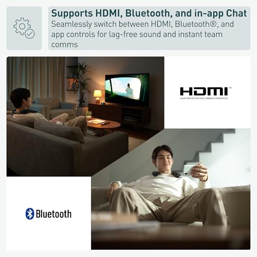 Image of Panasonic SoundSlayer Wearable Speaker System for Gaming, Movies and Music, Lightweight Neck Speaker with Built-in Microphone and Immersive, Dimensional Sound - SC-GNW30