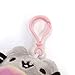 GUND Pusheen Snackables Donut Cat Stuffed Plush Backpack Clip, Gray, 5