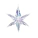 WAYSLA 6pcs Paper Star Lantern Frozen Theme Party Decorations,3D Handmade Paper Star Garland for Bridal Shower Snow or Sea Theme Birthday Wedding