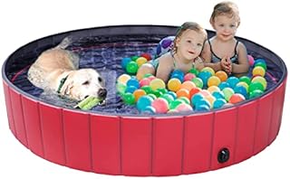 Dog Pool, Dog Swimming Pool for Large & Small Dogs, Foldable Swimming Pool with PVC Non-Slip Wear-resistant,120 x 30cm