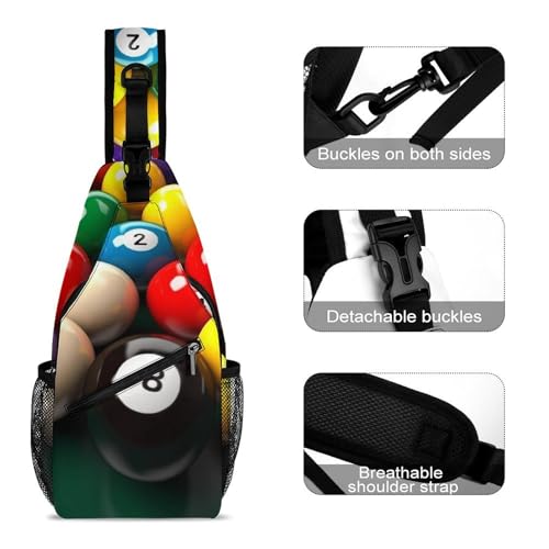 Mochila tipo bandolera deportiva para trekking y uso casual miniatura 3