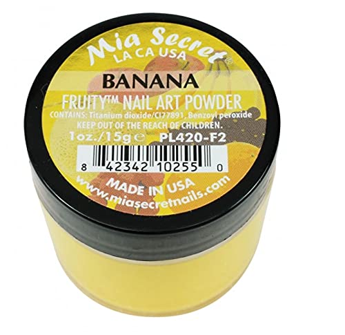 Individual 1 OUNCE Acrylic Powder Colors Mia Secret for Nails (Banana)