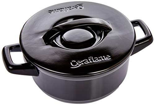Conjunto de Panelas de Cerâmica Duo+ Smart, 5 Peças, Preto, Ceraflame