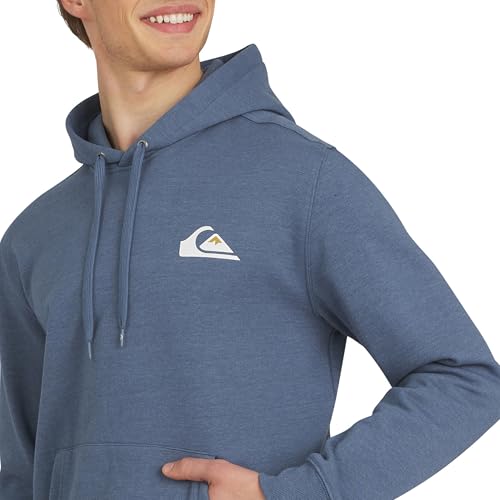 Image of Quiksilver Men's Regular Fit Super Soft Fleece Midweight Pullover Hooded Sweatshirt