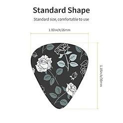 Rose Gothic Médiators en celluloïd coloré pour guitare basse, amateurs de musique, joueurs de guitare, guitares électriques et acoustiques avec 0,46 mm, 0,71 mm, 0,96 mm - Les Beatles, Paul McCartney, John Lennon, RIngo Starr, George Harrison Rose Gothic Médiators en celluloïd coloré pour guitare basse, amateurs de musique, joueurs de guitare, guitares électriques et acoustiques avec 0,46 mm, 0,71 mm, 0,96 mm – Image 4