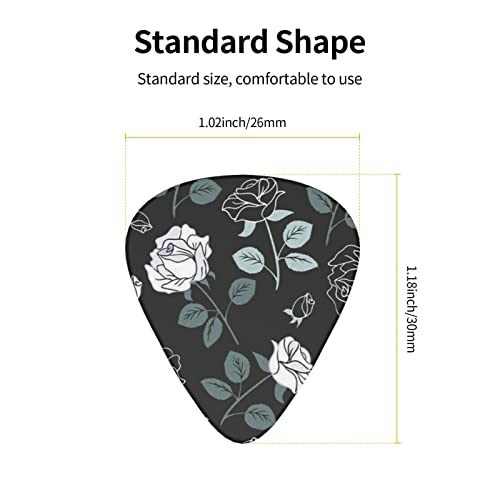 Rose Gothic Médiators en celluloïd coloré pour guitare basse, amateurs de musique, joueurs de guitare, guitares électriques et acoustiques avec 0,46 mm, 0,71 mm, 0,96 mm - Les Beatles, Paul McCartney, John Lennon, RIngo Starr, George Harrison Rose Gothic Médiators en celluloïd coloré pour guitare basse, amateurs de musique, joueurs de guitare, guitares électriques et acoustiques avec 0,46 mm, 0,71 mm, 0,96 mm – Image 5