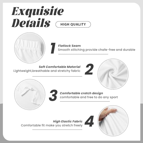 Plants and Trees Pattern Sports Shorts, high Elastic Slim Fitness Pants, Suitable for Yoga/Leisure/Daily wear4