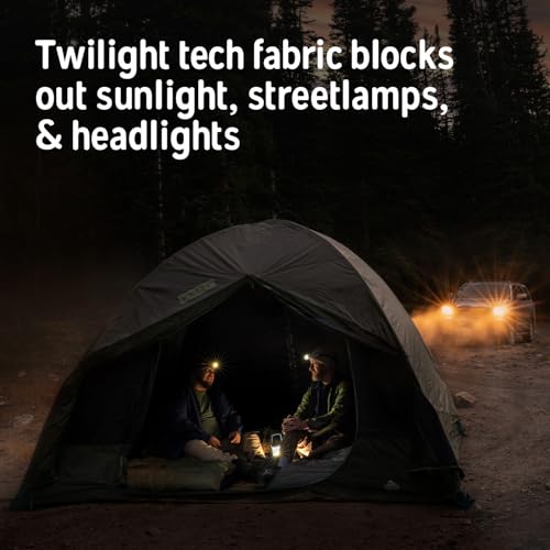 Kelty Daydreamer 4P + 6P Camping Tent, Blackout Fabric, Interior Light Diffusing Gear Loft, Standing Height, PFAS Free - Image 4