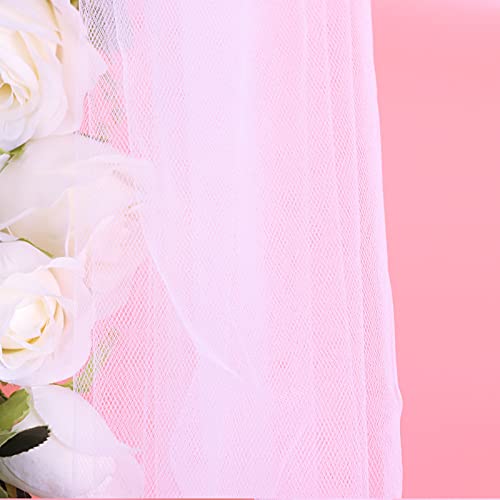Premium 54" x 20 Yards Tulle Fabric Rolls – Ideal for Weddings, Baby Showers, and DIY Crafts – Elegant White Tulle for Stunning Decorations 6 Premium 54" x 20 Yards Tulle Fabric Rolls – Ideal for Weddings, Baby Showers, and DIY Crafts – Elegant White Tulle for Stunning Decorations - Image 5