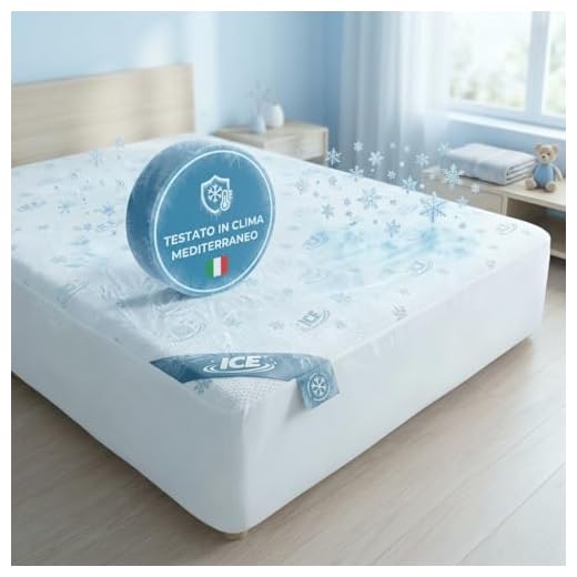 Marivor - Coprimaterasso Matrimoniale Rinfrescante160x190 160x200 – Proteggi Materasso Traspirante Viscosa Premium – Angoli Elasticizzati – Lavabile OEKO-TEX Made in Italy (Coprimaterasso 160x190)