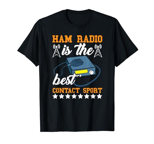 Ham Radio es el mejor entusiasta de la radio jamón deportiva Cantact Camiseta