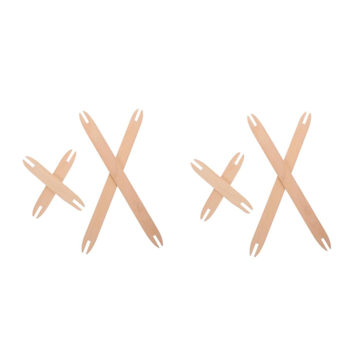 4 Sätze Teiliges DIY Holz Webschiffchen Für Strick Und Häkelarbeiten Praktische Strickwerkzeuge Für Anfänger Und Profis Für Pullover Schals Und Wandteppiche 4 Stück * 4