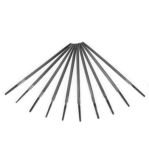 wosume Smalle Driehoek met hoge weerstand, Naaldbestanden, 5 duim Half Ronde Vlakke amp Equestrian Materiaal voor Paardensport - Afbeelding 6