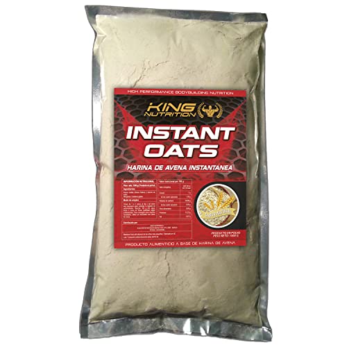 King Nutrition Instant Oats 1kg Harina de avena (Vainilla, 1kg)