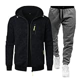 Vêtements de sport confortables, fabriqués à partir de matériaux de haute qualité. Grande polyvalence: les vestes et les pantalons décontractés peuvent être portés ensemble, seuls ou avec d'autres vêtements. Créez un look élégant qui en vaut la peine.