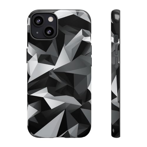 Coque rigide iPhone 13 motif abstrait pour éviter les rayures