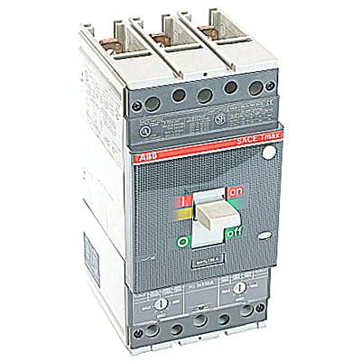 Molded Case Circuit Breakers Thermal Magnetic 150A 3 Pole T4 Series