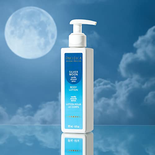 Pacifica Beauty | Silver Moon Body And Hand Lotion | Lightweight, Hydrating |Nourishing Shea Butter + Sunflower Oil | Non-Greasy | Moisturizer For Dry Skin | Vegan + Cruelty Free #TOP1