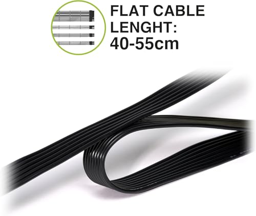 Tecnoware Alimentatore ATX Free Silent 500, Ventola Silenziosa 12 cm, ottimale per ricambistica, Protezione Sovratensioni, 2 x SATA, 1 x 24 Poli, 1 x 12V 4+4 Poli, 2 x Molex, Certificazione CE e Rohs - Alimentatore - Immagine 2