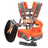 QKTYB Tragegurt Motorsense, Universal Schultergurt Freischneider mit Doppelte Schulter, Gurt Freischneider Profi, Nylon Verstellbarer Tragegurt für Motorsense für Garten Gras Rasentrimmer