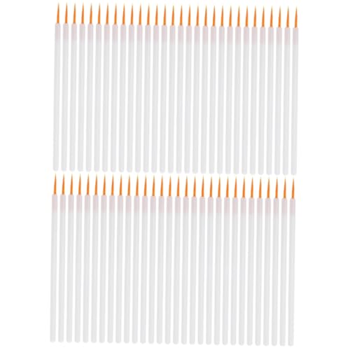 SOESFOUFU 2sets Quality Eyeliner Brush Safe for Eyes Eye Makeup Accessory Travel-size Lightweight 100pcs*2