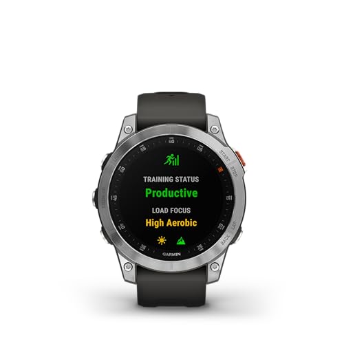 Image of Garmin epix Gen 2, Premium Active smartwatch, Touchscreen AMOLED Display, Adventure Watch with Advanced Features, Slate Steel (Renewed)