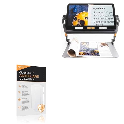 BoxWave Screen Protector Compatible With Humanware explore 12 - ClearTouch Anti-Glare Anti-UV EyeCare (2-Pack), Filters out Harmful Blue Light Reduce Fatigue