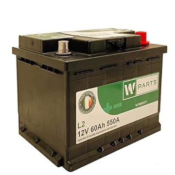 BATTERIA AUTO 60 Ah Potenziata - 550 A EN spunto | Garanzia Italia | 242 x 175 x 190 | 60Ah