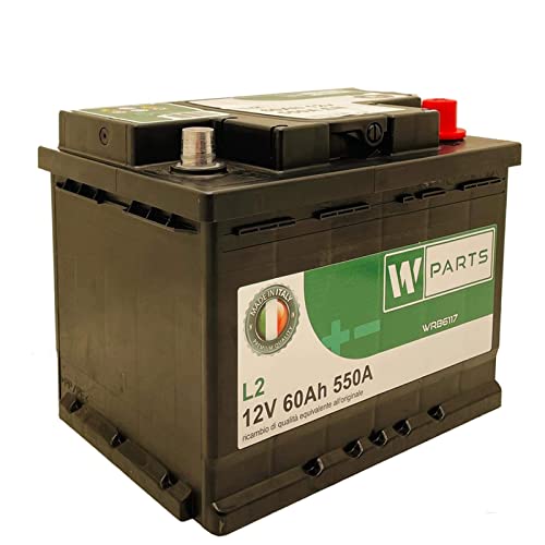 BATTERIA AUTO 60 Ah Potenziata - 550 A EN spunto | Garanzia Italia | 242 x 175 x 190 | 60Ah