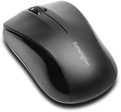 Kensington Silent Mouse-for-Life Wireless USB Mouse - Black (K72392US),1.5" x 2.4" x 4.3"