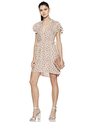Image of SERA Women's Georgette A-Line Midi Dress