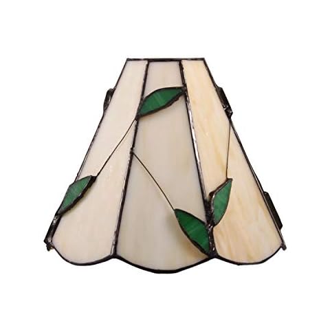 GLS Tiffany Style Flower Stained Glass Replacement Table Lamp Shades (Only Lampshade,Exclude Accessories) (016) Cover