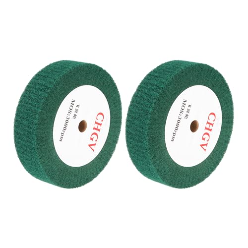 Roue de polissage nylon 200 x 50 mm pour rénover facilement les surfaces en inox
