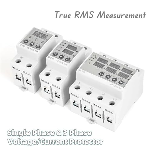 Protector de sobrecorriente y subtensión de 40A a 220V modelo GPS8 4