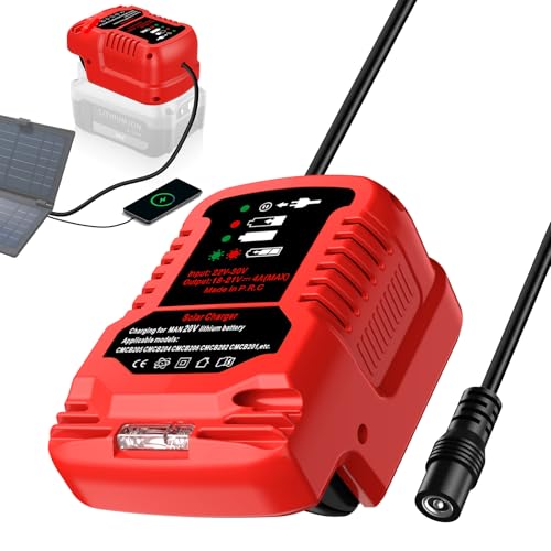 Solar Charger for Craftsman 20V Battery