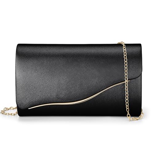 Image of Clutch Purses for Women Evening Bag Faux Suede Formal Party Wedding Cocktail Prom