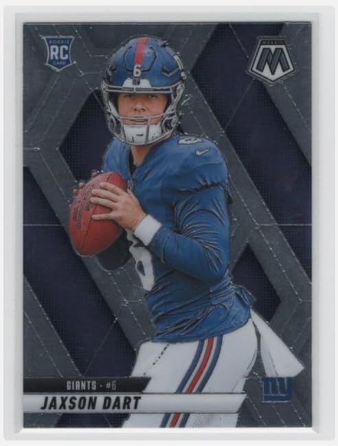 2025 Panini Mosaic Jaxson Dart #362 New York Giants Rookie RC Football Card