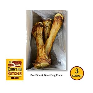 Beef Shank Dog Bonesfor Aggressive Chewers, Large Breed Dog Treat, Natural, Tough, Chew Toy, Made in The USA, 3 Count Beef Shank Dog Bonesfor Aggressive Chewers, Large Breed Dog Treat, Natural, Tough, Chew Toy, Made in The USA, 3 Count