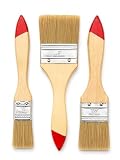 Pinselset 3 teilig Flachpinsel Lackierpinsel Lasurpinsel Pinsel Set Malerpinsel