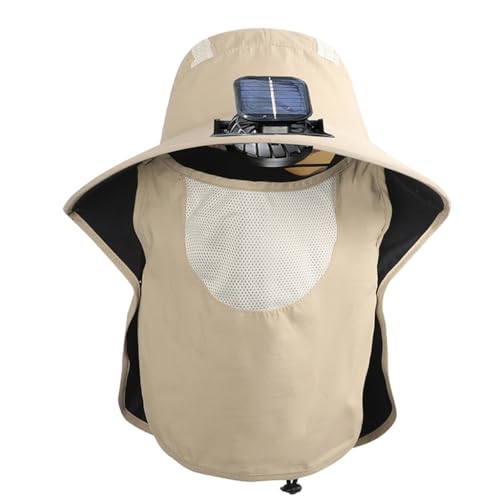 Chapeau de soleil avec ventilateur rechargeable pour activités extérieures