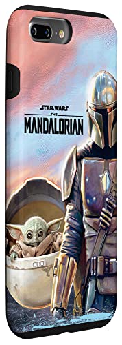 Coque iPhone 7 Plus Star Wars Mandorion protection rigide The Child Grogu