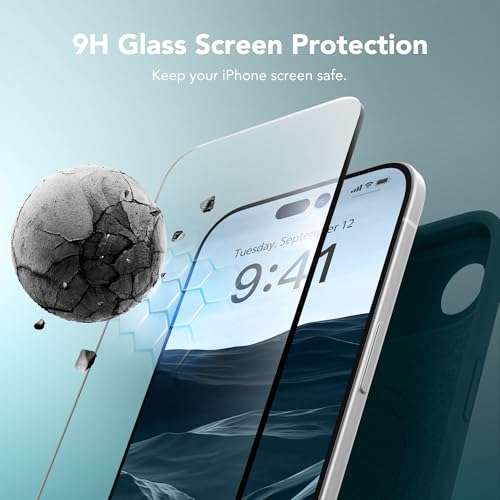 Image of Magnetic for iPhone Air Case, Compatible with MagSafe, [Full Camera Protection][Screen Protector] Silicone Shockproof Protective Phone Case for iPhone 17 Air 6.5 inch, Deep Blue