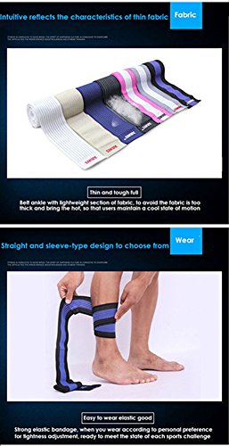 Runworld (1 Pair Elastic Calf Shin Compression Bandage Brace Thigh Leg Wraps Support For Sports, Weightlifting, Fitness, Running - Knee Straps For Squats Men Women (Black) #TOP4