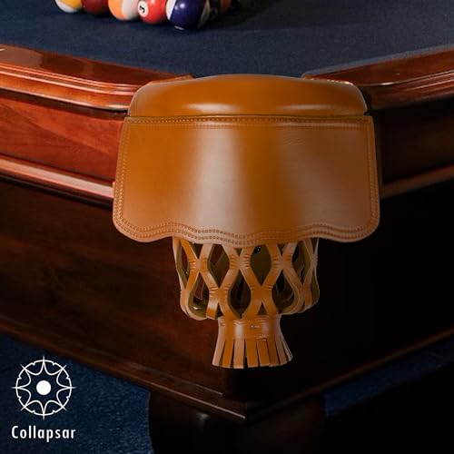 image for Collapsar Pool Table Pockets,Leatherette Billiard Pockets Set of 6,Rep