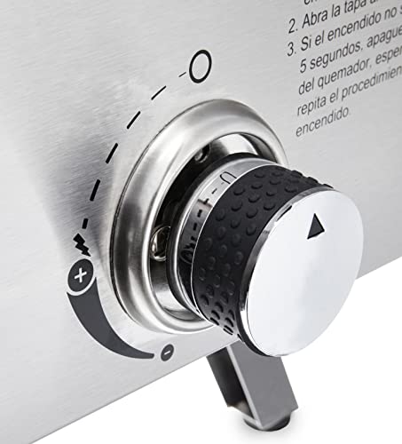 Amazon Basics Portable Propane Stainless Steel Tabletop Gas Grill, Two Burner Table Top #TOP2