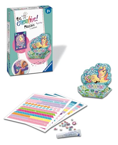 Mosaïque : Licorne Be Créative Ravensburger Jeux France - vue 3