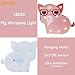 LED Pig Marquee Signs - Remote Timer Dimmable Piggy Decor Night Light Table Lamp for Girls, Bedroom, Home Christmas Gift Decorations - Pig