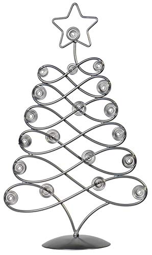 Red Co. 17.5" H Decorative Tabletop Display Christmas Tree Card