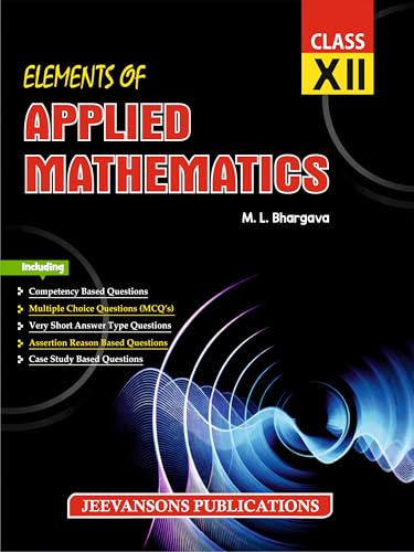 Image of Elements of Applied Mathematics For Class XII (2026-27)
