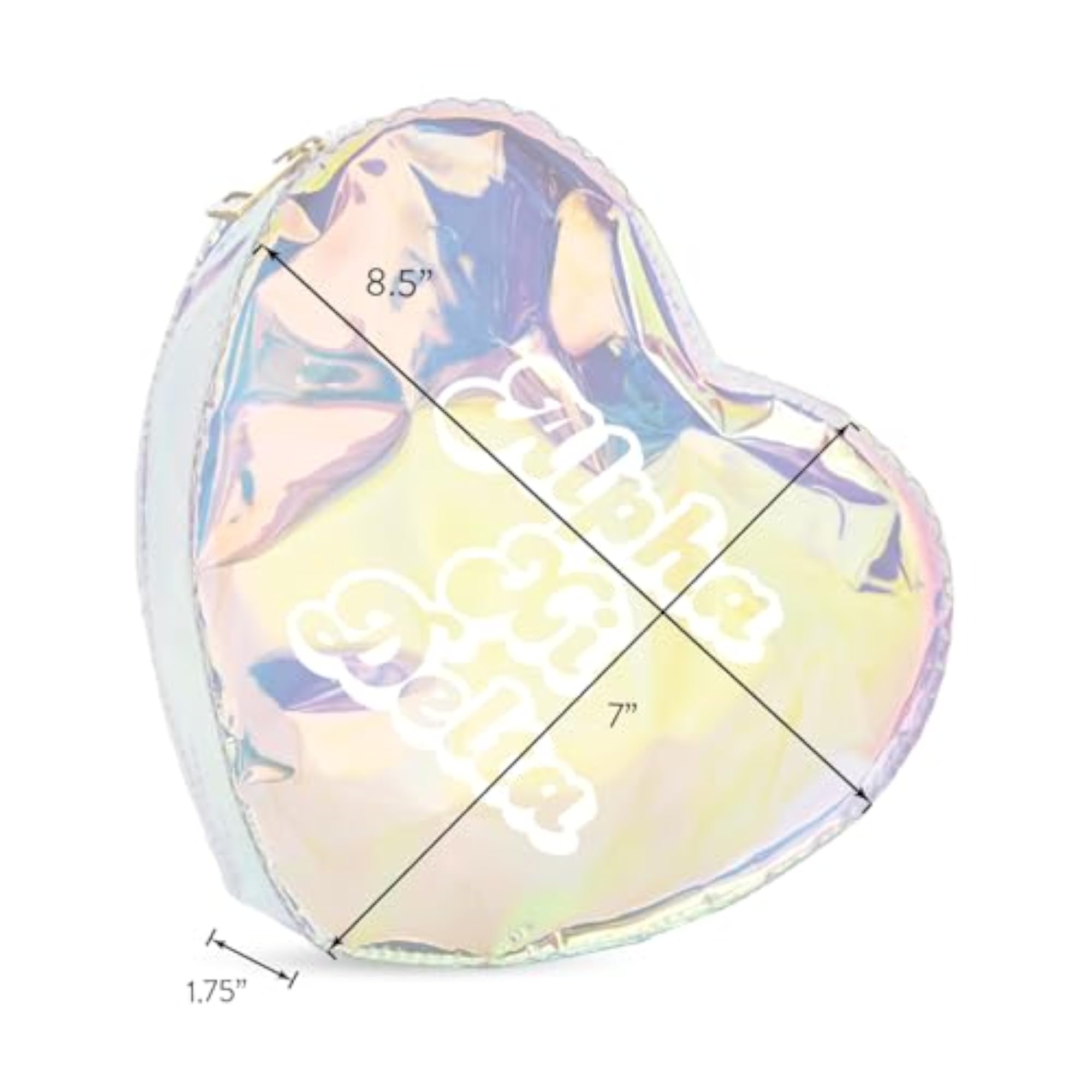 Alpha Phi Heart Shaped Makeup Bag
